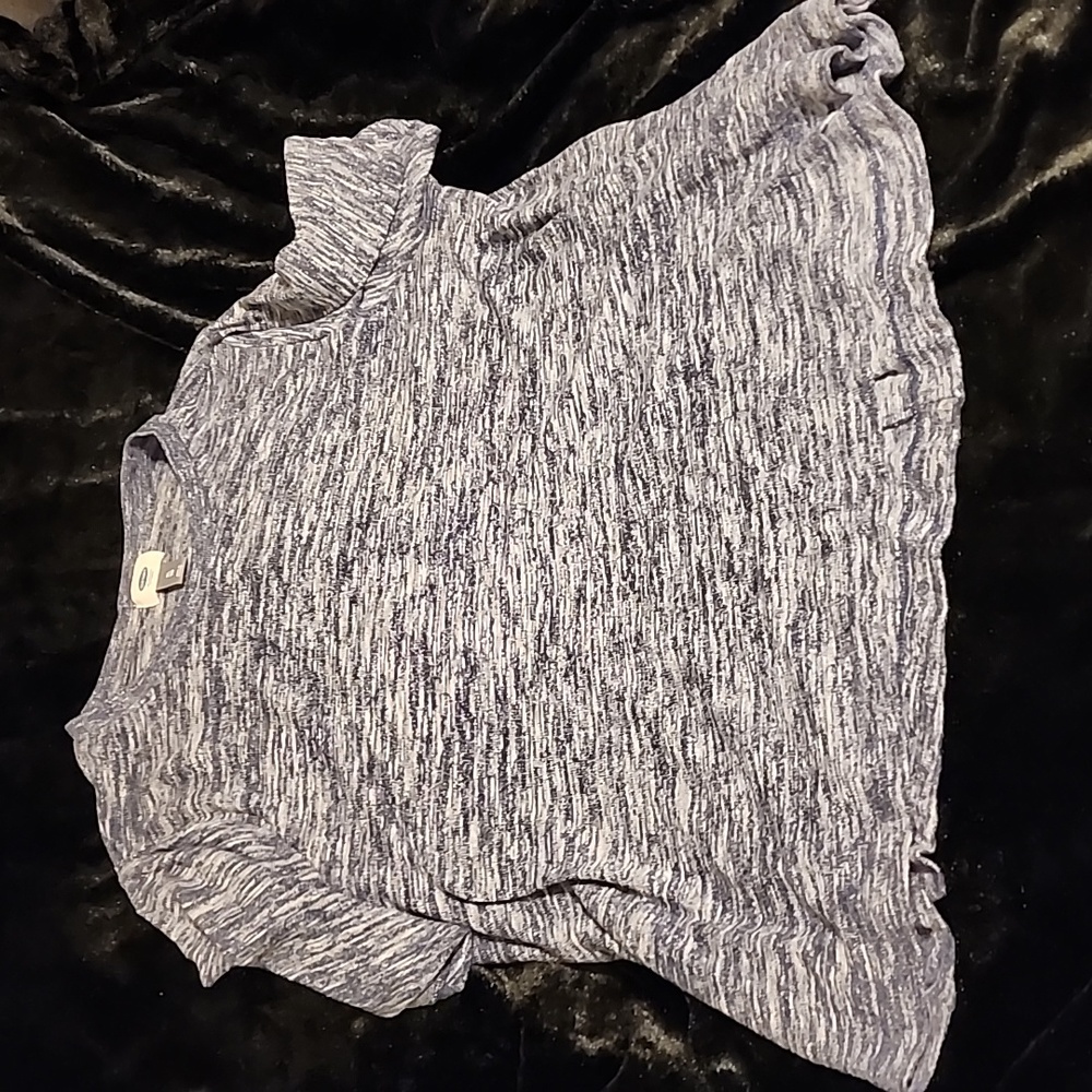 Heathered blue swing t shirt